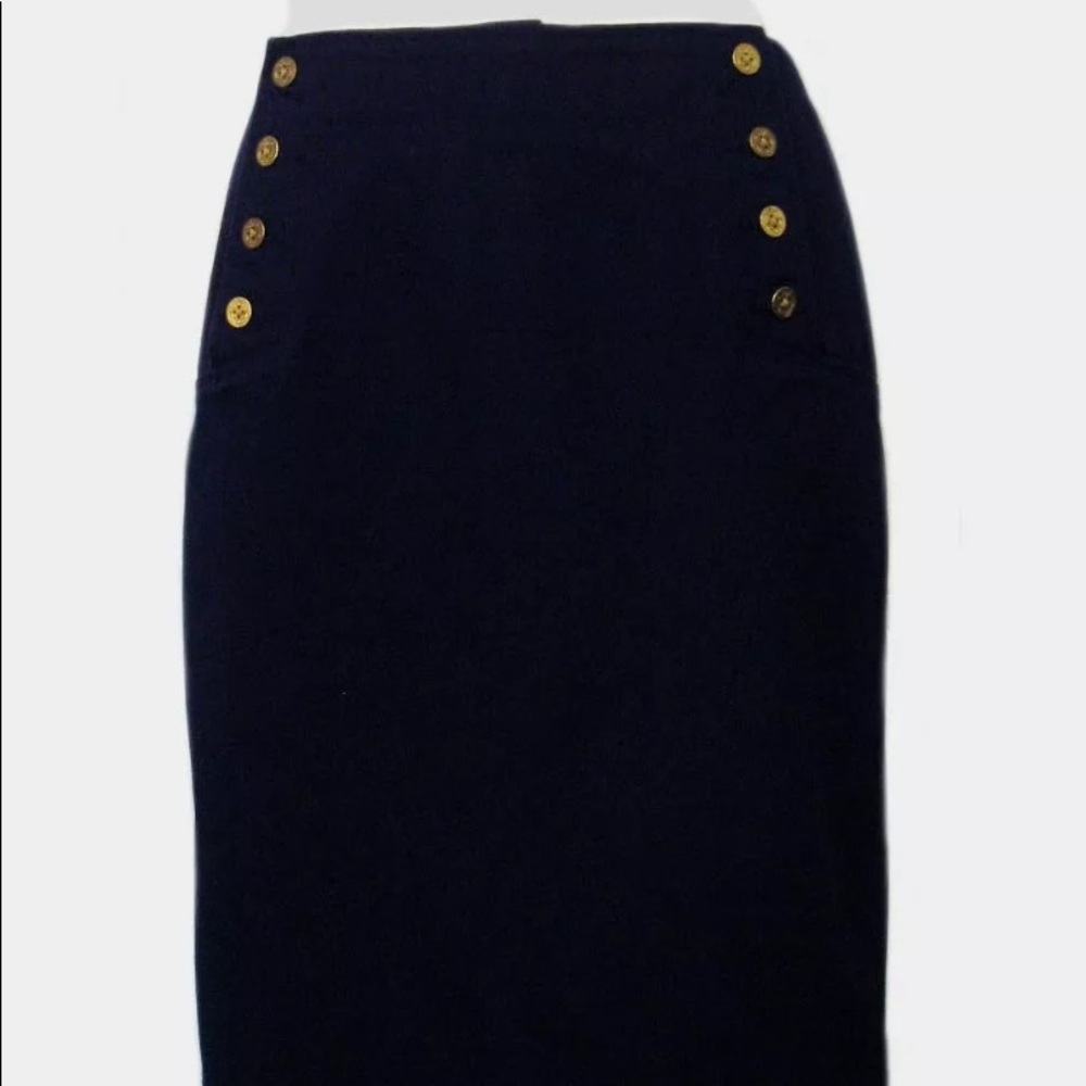 Ralph Lauren Jean Co. Long Straight Pencil Skirt